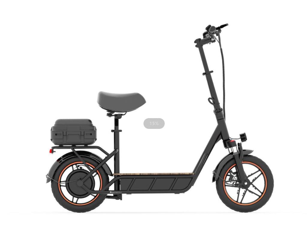 Trottinette Électrique Tout-Terrain Kukirin C1 Pro - 500W 1200WH Autonomie 100KM Pliable Noir