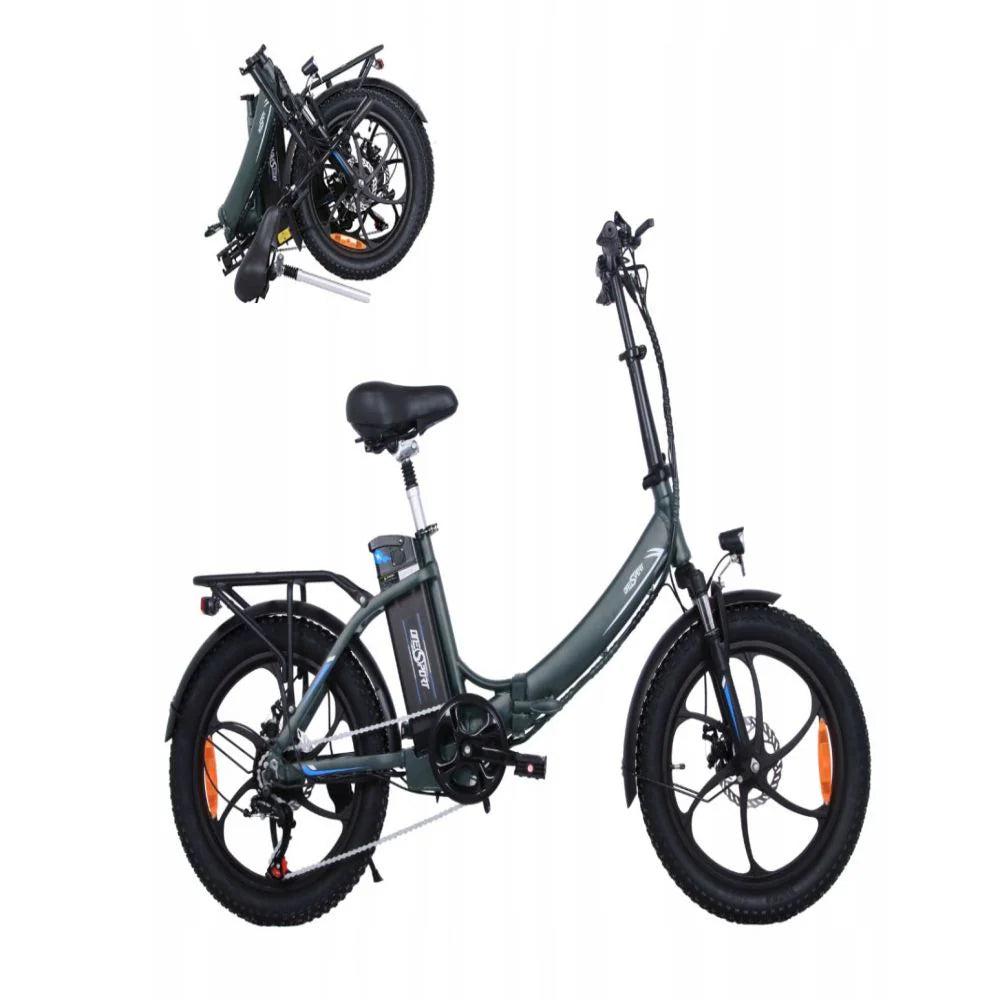 Vélo électrique pliant ONESPORT OT16 350W 720WH 52KM Gris - vélos électriques France