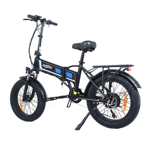 Vélo électrique pliant ONESPORT OT10 500W 576WH 35KM Noir - vélos électriques France