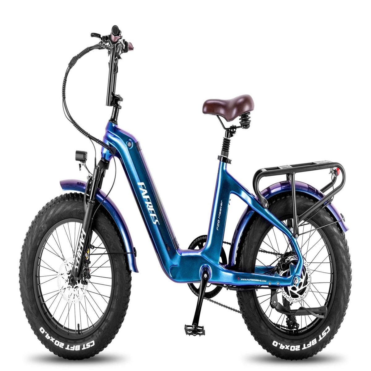 Vélo Électrique FAFREES F20 Master - Moteur 500W Batterie 1080WH Autonomie 110KM - Bleu Aurore