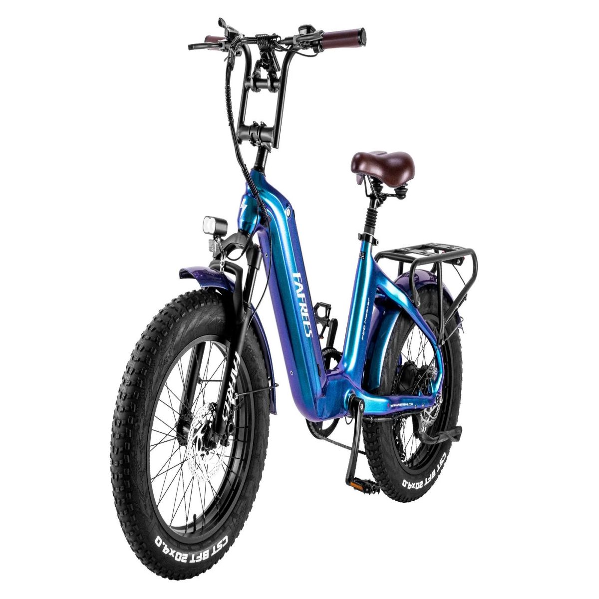 Vélo Électrique FAFREES F20 Master - Moteur 500W Batterie 1080WH Autonomie 110KM - Bleu Aurore