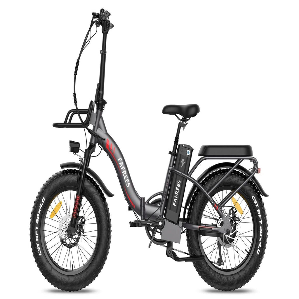 Vélo Électrique FAFREES F20 Max - 500W Batterie 1080WH Autonomie 110KM Freins à Disque | Gris
