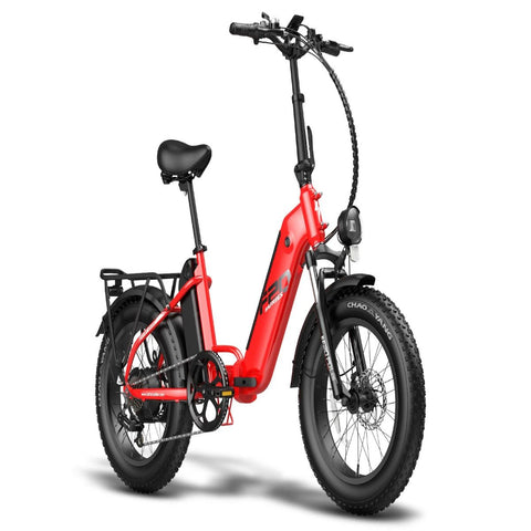 FAFREES FF20 Polar Vélo Électrique - 500W Autonomie 110KM Freins à Disque - Rouge