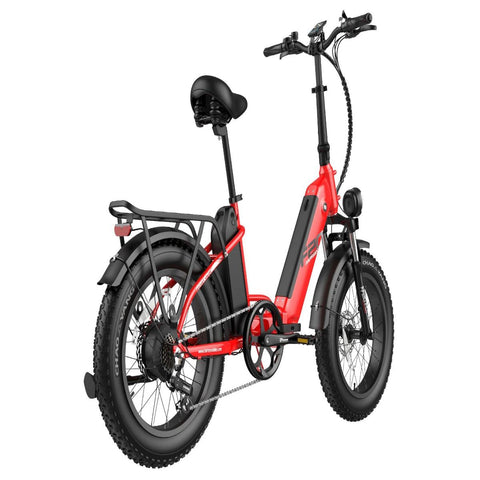 FAFREES FF20 Polar Vélo Électrique - 500W Autonomie 110KM Freins à Disque - Rouge