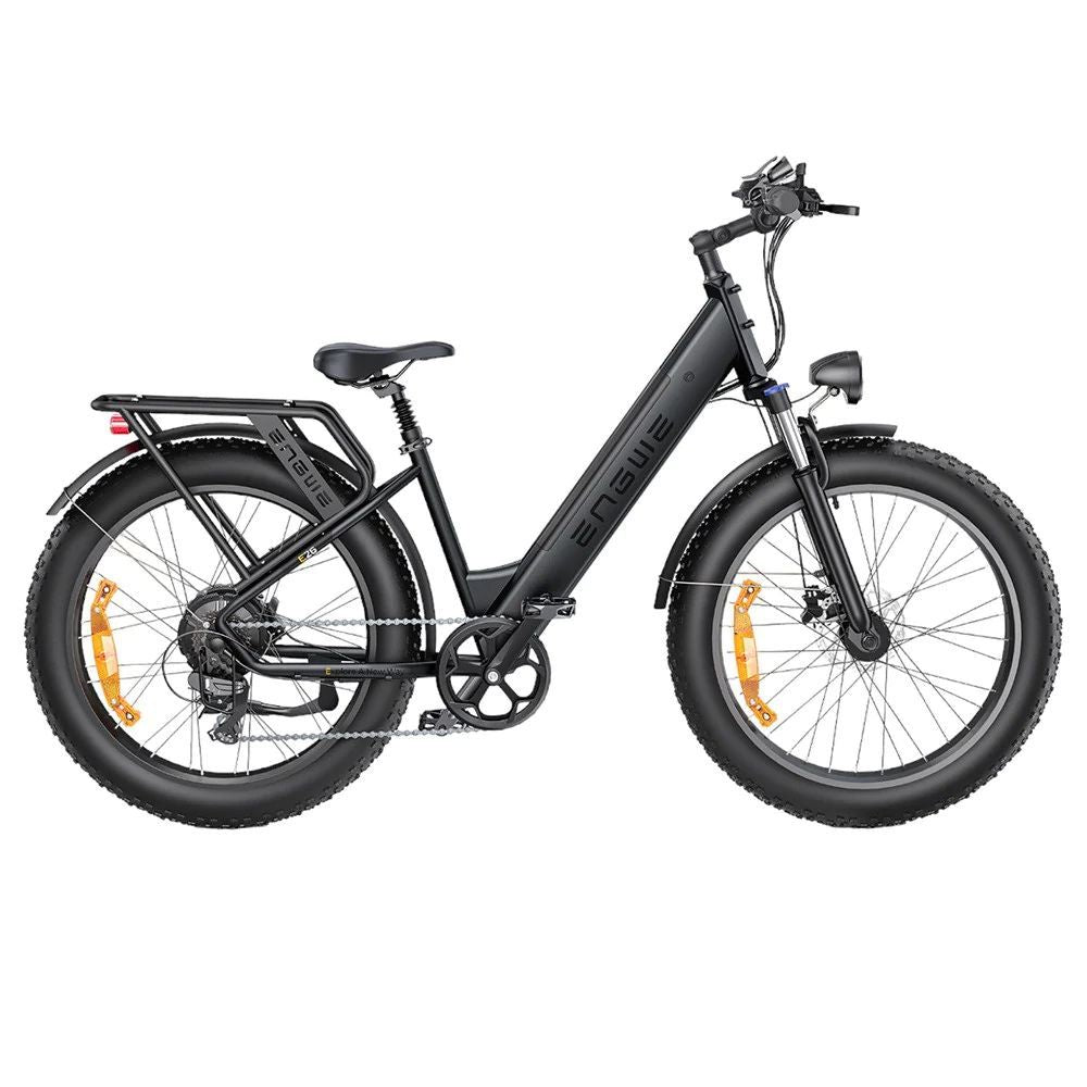 Vélo Électrique ENGWE E26 Step-thru - 250W 768WH Autonomie 140KM Freins à Disque - Gris
