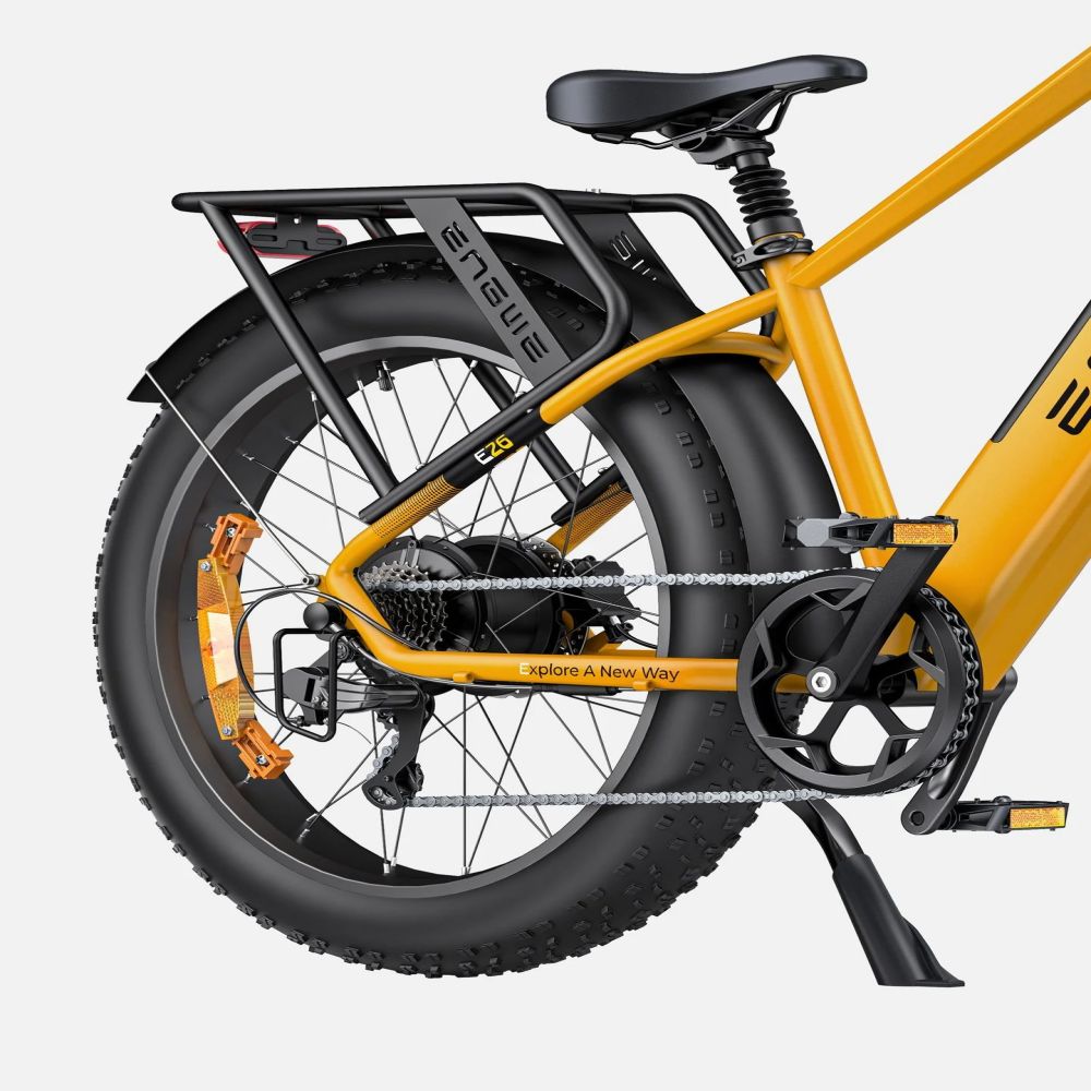 Vélo Électrique ENGWE E26 - 250W 768WH Autonomie 140KM Freins à Disque - Jaune