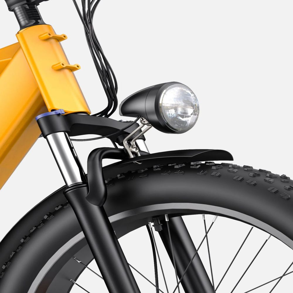 Vélo Électrique ENGWE E26 - 250W 768WH Autonomie 140KM Freins à Disque - Jaune