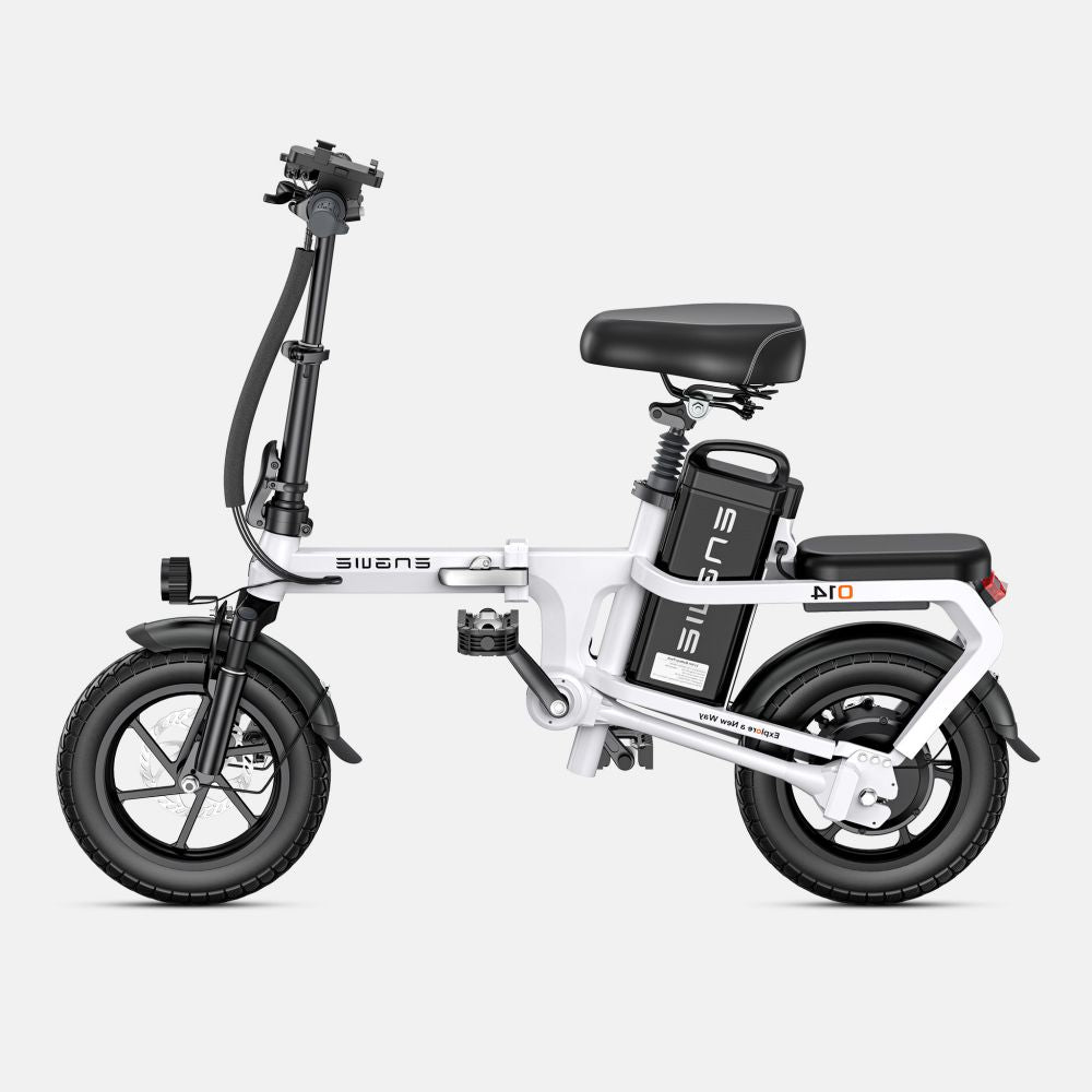 Vélo Électrique ENGWE O14 15.6AH - 250W 748.8WH Autonomie 71KM Freins à Disque - Blanc