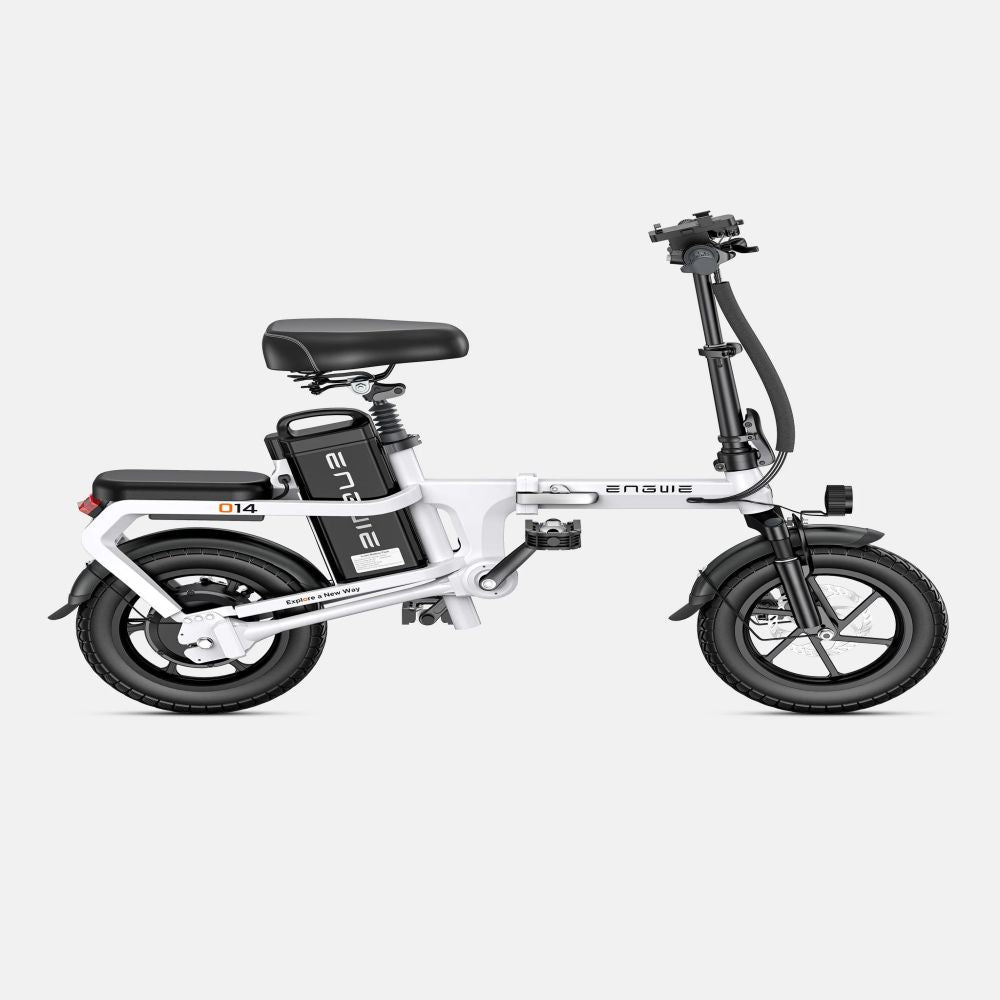 Vélo Électrique ENGWE O14 15.6AH - 250W 748.8WH Autonomie 71KM Freins à Disque - Blanc