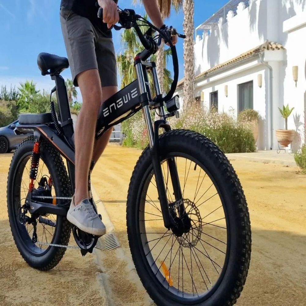Vélo Électrique - ENGWE X24 - Roues 24" - Moteur1000W - Batterie 48V 19.2AH - Autonomie 64KM - Noir
