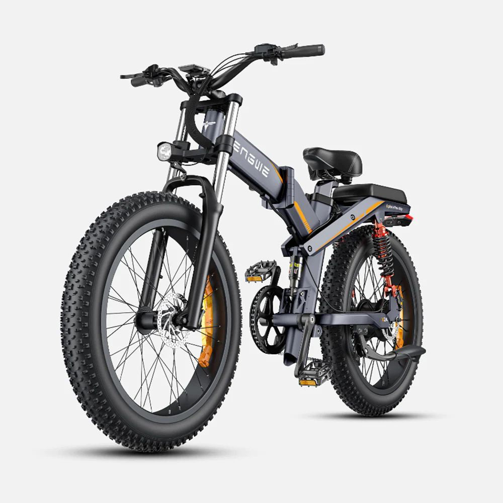 Vélo Électrique - ENGWE X24 - Roues 24" - Moteur1000W - Batterie 48V 19.2AH - Autonomie 64KM - Gris