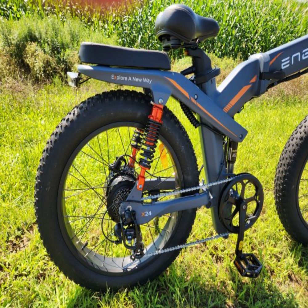 Vélo Électrique - ENGWE X24 - Roues 24" - Moteur1000W - Batterie 48V 19.2AH - Autonomie 64KM - Gris