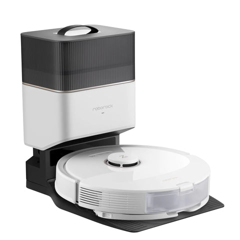 Aspirateur Robot Roborock Q8 Max Plus - 5500Pa Batterie 5200mAh 240 Min d'Autonomie - Blan
