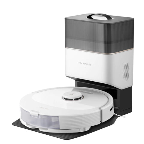 Aspirateur Robot Roborock Q8 Max Plus - 5500Pa Batterie 5200mAh 240 Min d'Autonomie - Blan