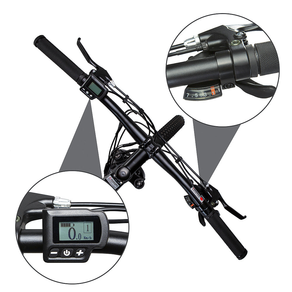 Vélo Électrique FAFREES KRE27.5 - Puissance 250W Batterie 360Wh Autonomie 90KM - Noir