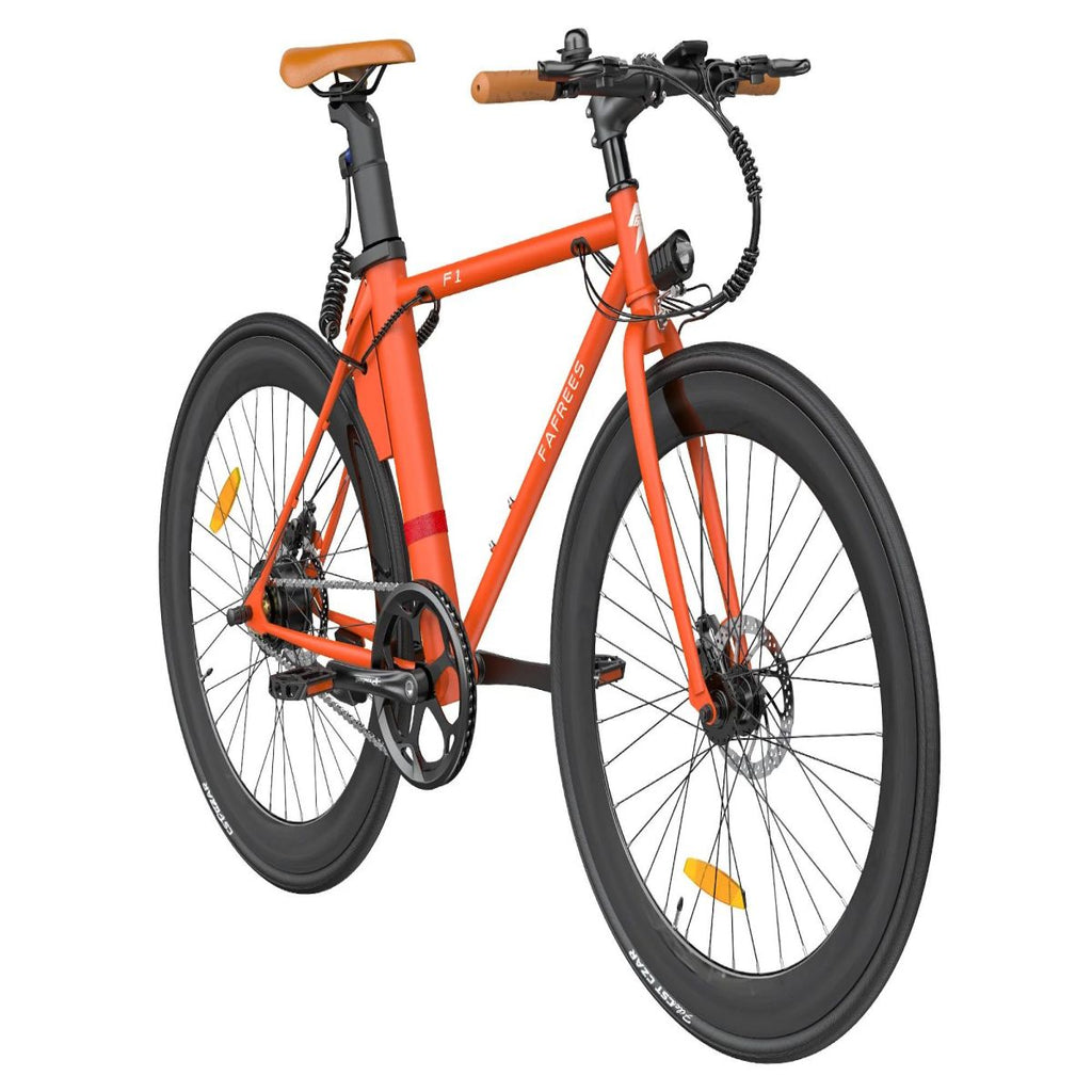 Vélo électrique FAFREES F1 - 250W 313.2WH 40KM Autonomie Freins à disque - Orange