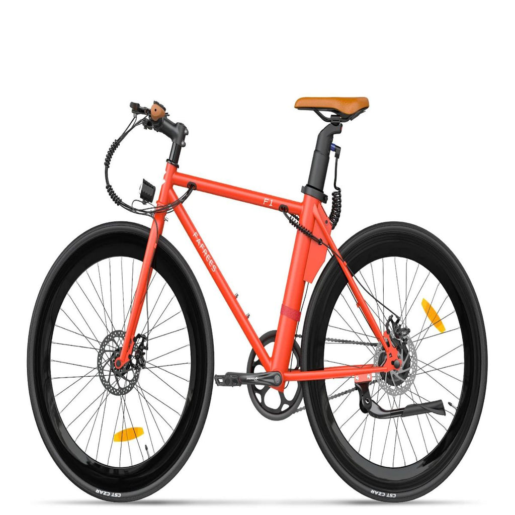 Vélo électrique FAFREES F1 - 250W 313.2WH 40KM Autonomie Freins à disque - Orange
