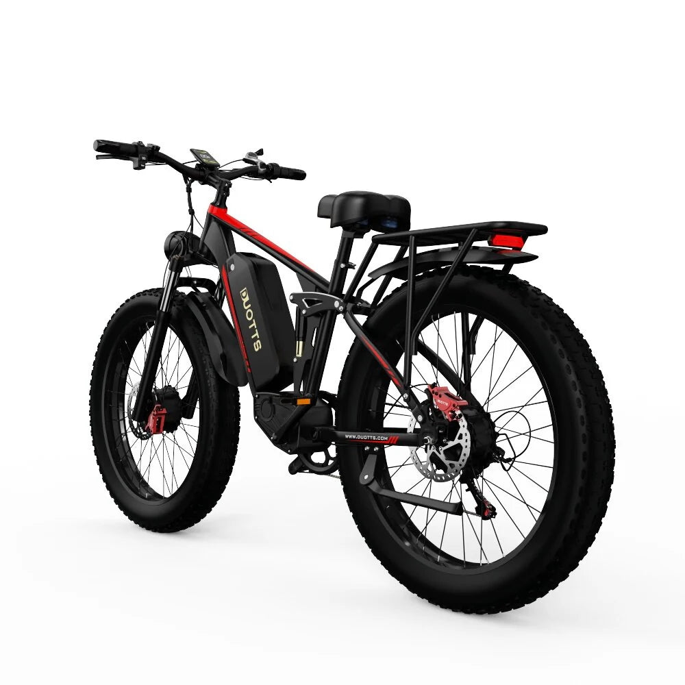 Vélo Électrique Duotts S26 - Moteur 750W*2 Batterie 960WH 60KM d'Autonomie - Noir