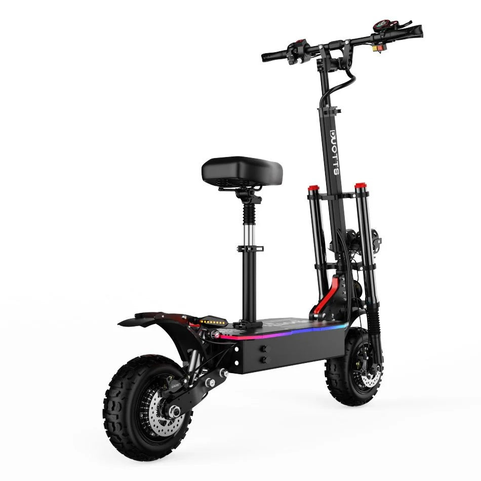 Trottinette Électrique Duotts D88 - 5600W Moteur 2280WH Batterie 100KM Autonomie - Noir