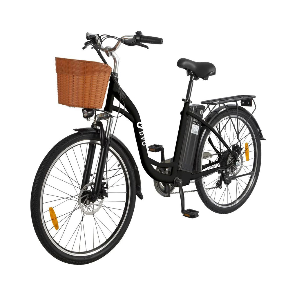 Vélo Électrique DYU C6 26 Pouces 25km/h - Moteur 350W Batterie 36V12.5Ah Freins à Disque - Noir