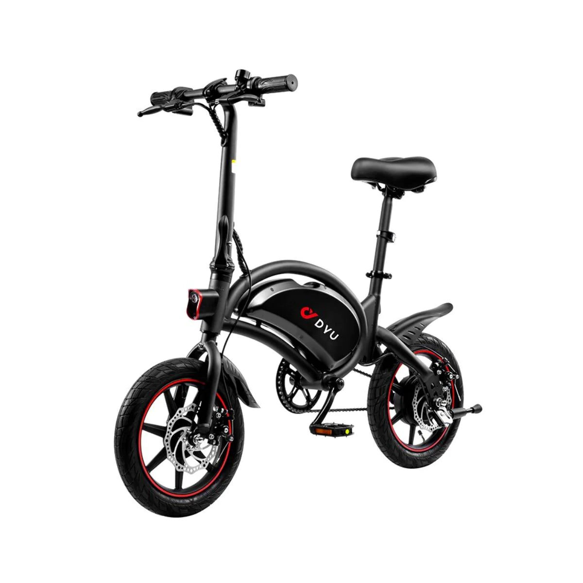 Vélo Électrique DYU D3F 14 Pouces 25km/h - Moteur 250W Batterie 36V10Ah Freins à Disque - Noir