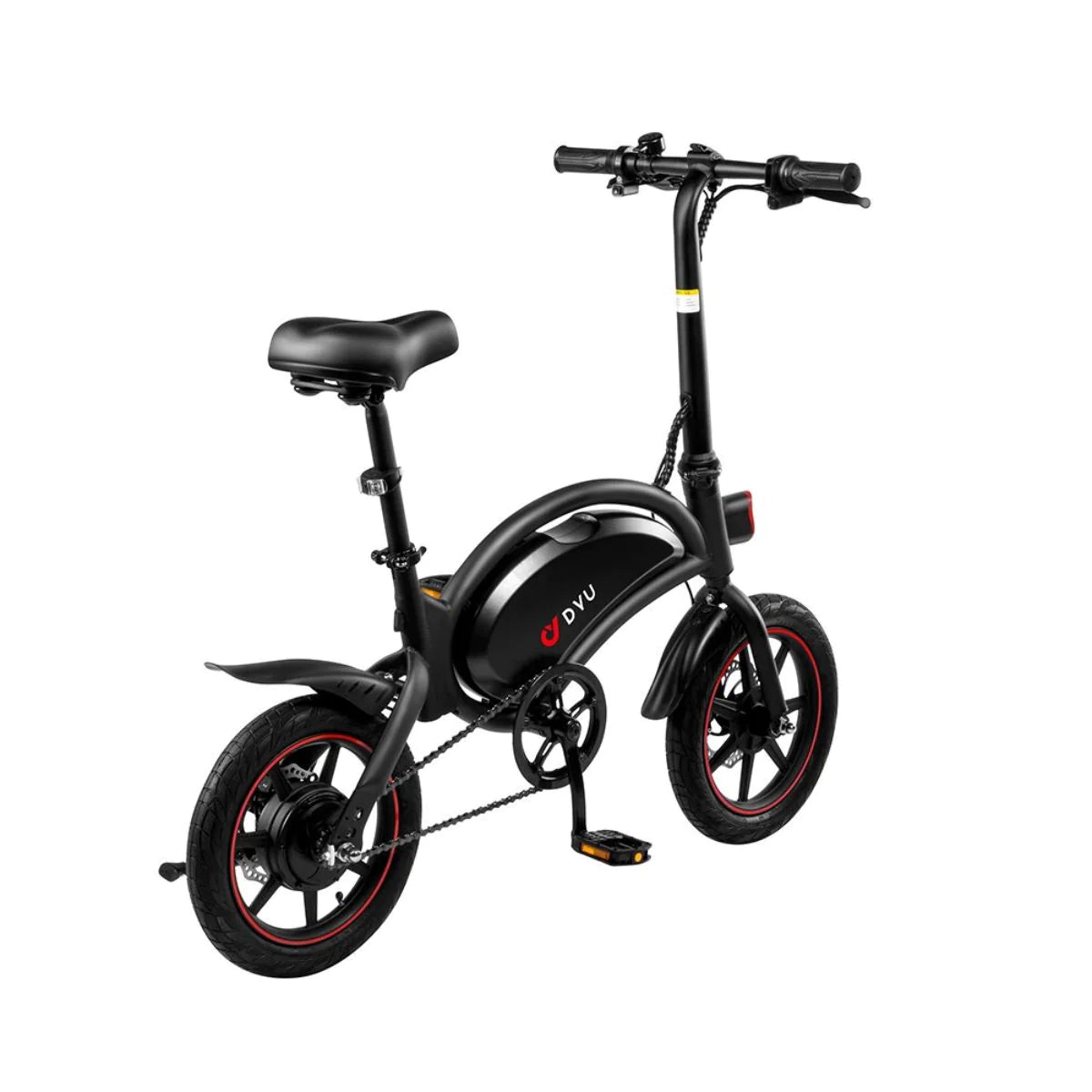 Vélo Électrique DYU D3F 14 Pouces 25km/h - Moteur 250W Batterie 36V10Ah Freins à Disque - Noir
