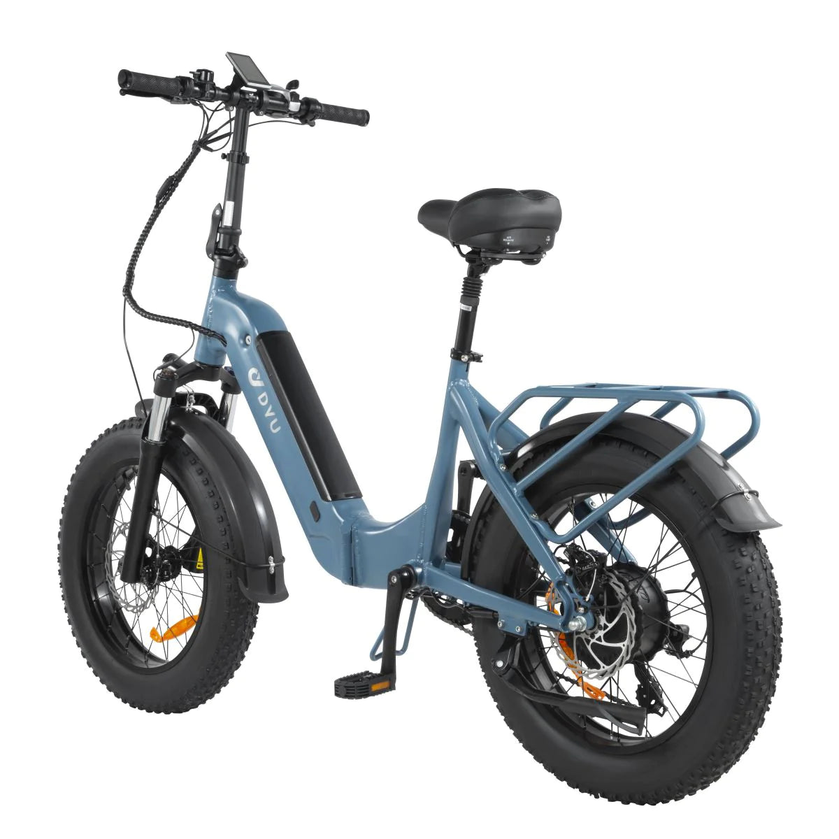 Vélo Électrique Pliant DYU FF500 20 Pouces 32km/h - Moteur 500W Batterie 48V14Ah Freins à Disque - Bleu