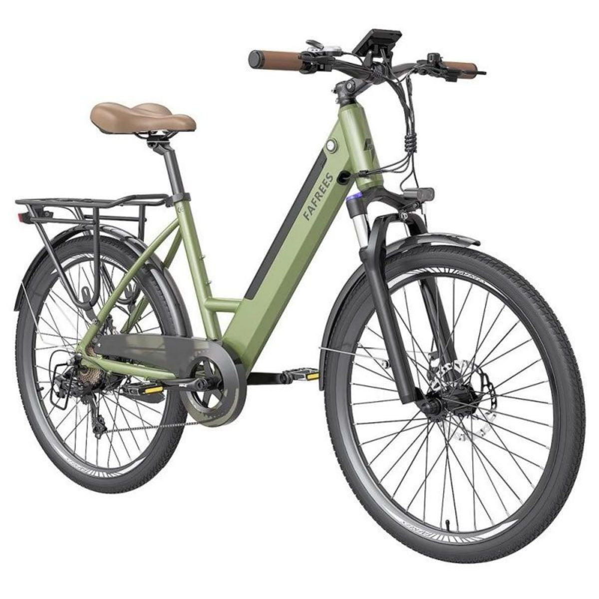 Vélo Électrique FAFREES F26 Pro | 250W 360WH 40KM Autonomie | Freins à Disque | Vert