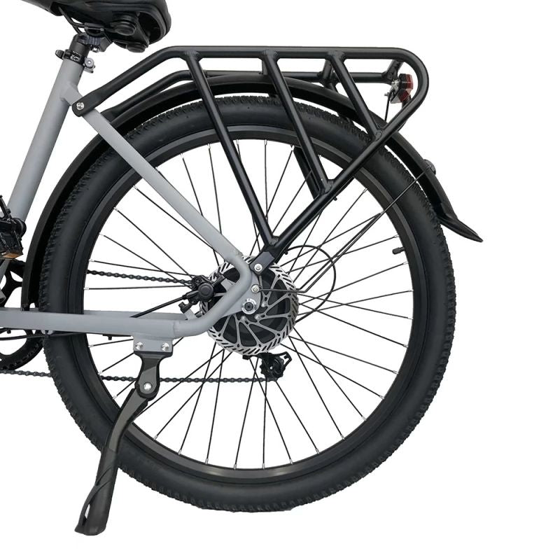 Vélo Électrique PVY P26 - Moteur 250W Batterie 48V11.6AH Freins à Disque Hydrauliques 100KM Autonomie - Gris
