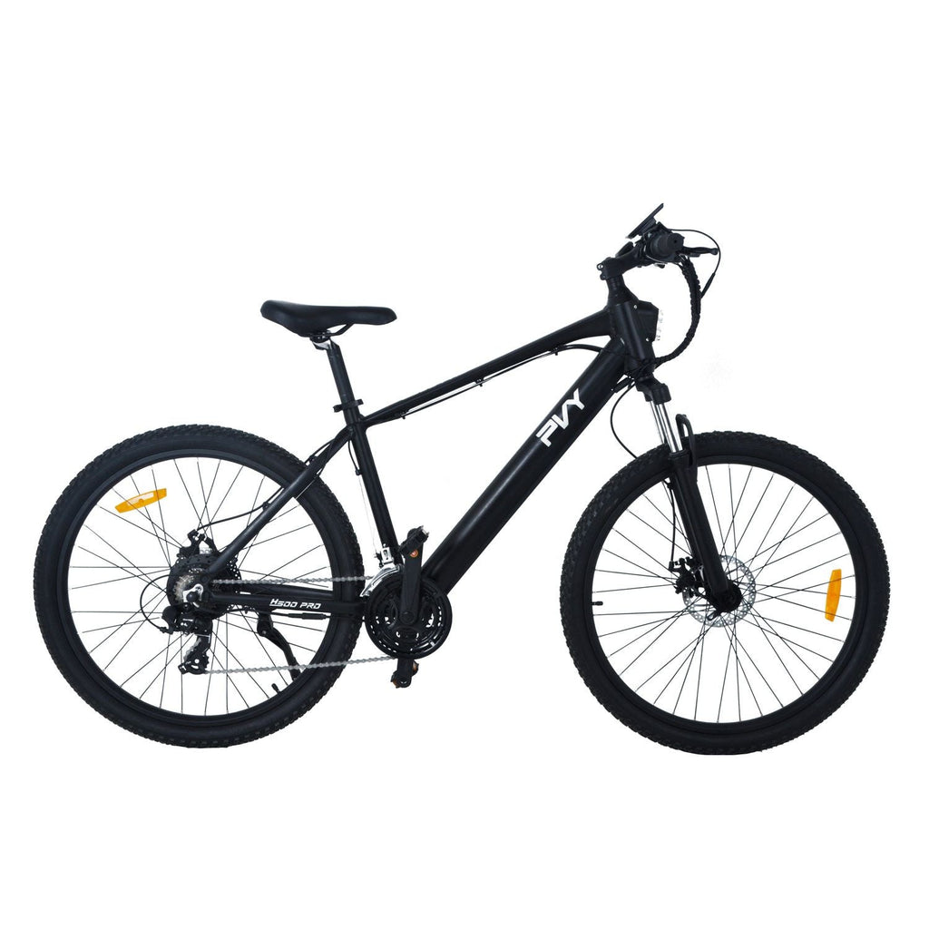 Vélo Électrique PVY H500 Pro - Moteur 250W Batterie 36V10AH Freins à Disque Mécaniques 90KM Autonomie - Noir