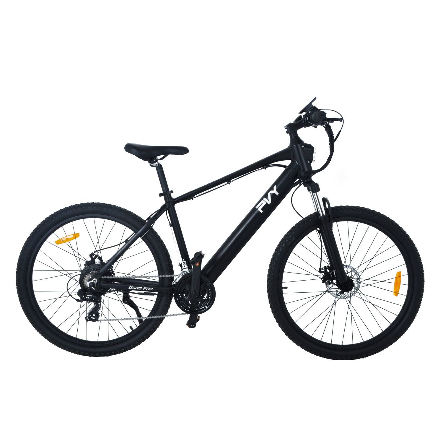 Vélo Électrique PVY H500 Pro - Moteur 250W Batterie 36V10AH Freins à Disque Mécaniques 90KM Autonomie - Noir