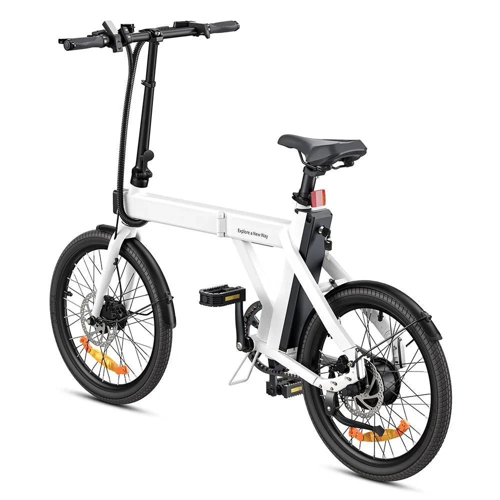 Vélo Électrique Pliant ENGWE P20 - Pneus 20 Pouces Moteur 250W Batterie 36V9.6Ah Autonomie 100KM - Blanc