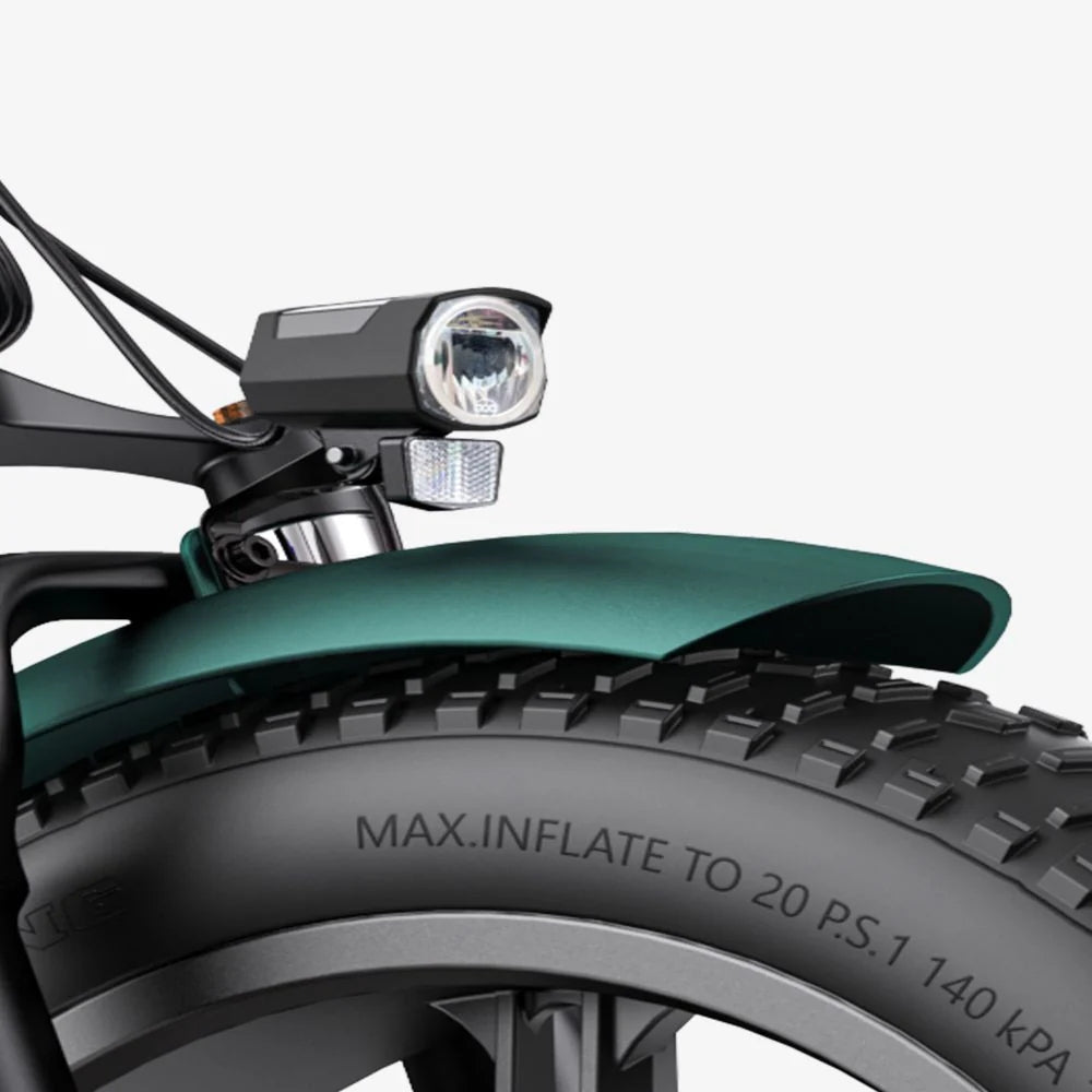 Vélo Électrique Pliant Engwe Engine Pro 2.0 - Pneus 20 Pouces 750W Moteur 52V16Ah Batterie Autonomie 110KM - Vert