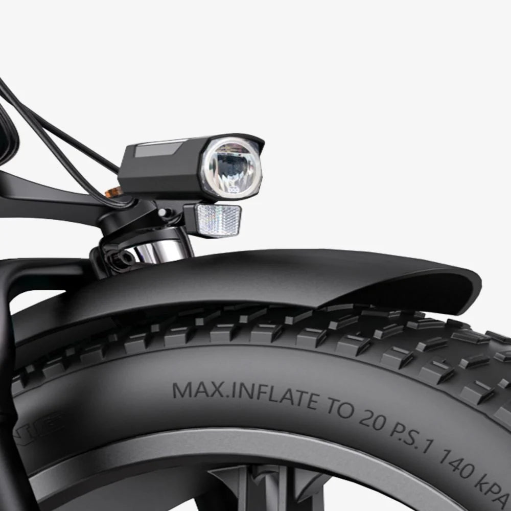 Vélo Électrique Pliant Engwe Engine Pro 2.0 - Pneus 20 Pouces 750W Moteur 52V16Ah Batterie Autonomie 110KM - Noir