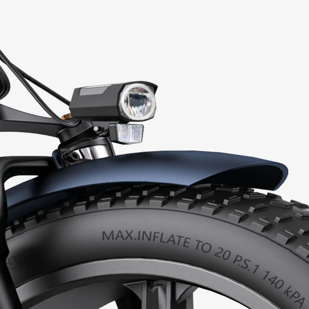 Vélo Électrique Pliant Engwe Engine Pro 2.0 - Pneus 20 Pouces 750W Moteur 52V16Ah Batterie Autonomie 110KM - Bleu