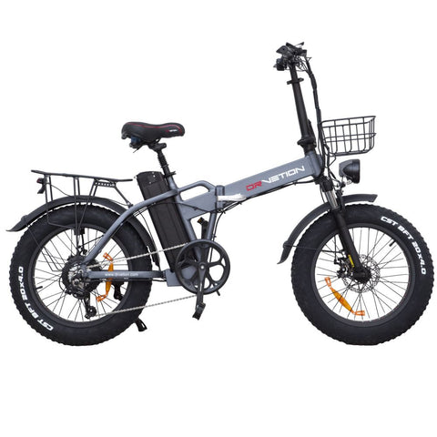 Vélo Électrique DrveTion AT20 - 20*4.0 Pouces Moteur 750W Batterie 48V10Ah Autonomie 35-45KM - Noir Gris