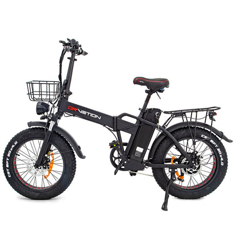 Vélo Électrique DrveTion AT20 - 20*4.0 Pouces Moteur 750W Batterie 48V10Ah Autonomie 35-45KM - Noir Mat