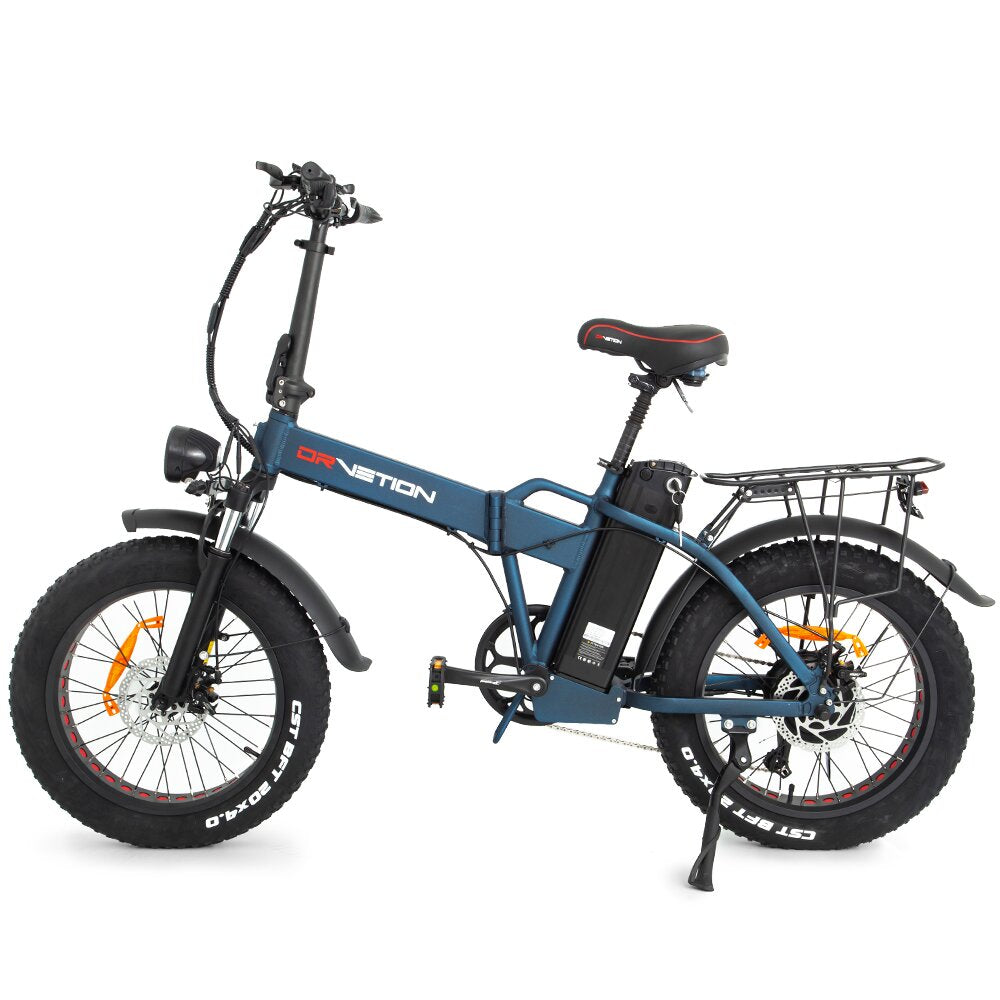 Vélo Électrique DrveTion AT20 - 20*4.0 Pouces Moteur 750W Batterie 48V15Ah Autonomie 55-70KM - Bleu Mat