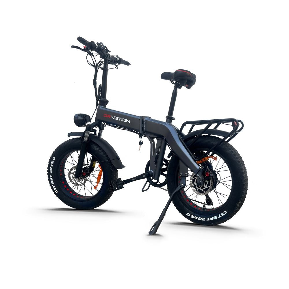 Vélo Électrique DrveTion BT20 - 20*4.0 Pouces Moteur 750W Batterie 48V10Ah Autonomie 25-35KM - Noir Gris