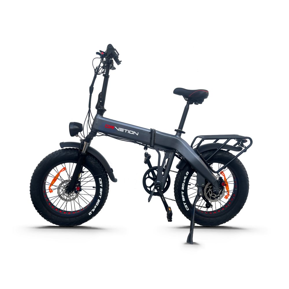 Vélo Électrique DrveTion BT20 - 20*4.0 Pouces Moteur 750W Batterie 48V10Ah Autonomie 25-35KM - Noir Gris