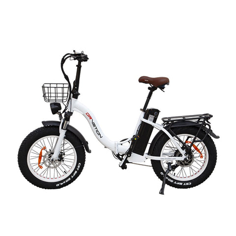 Vélo Électrique DrveTion CT20 - 20*4.0 Pouces Moteur 750W Batterie 48V10Ah Autonomie 35-45KM - Blanc Perle