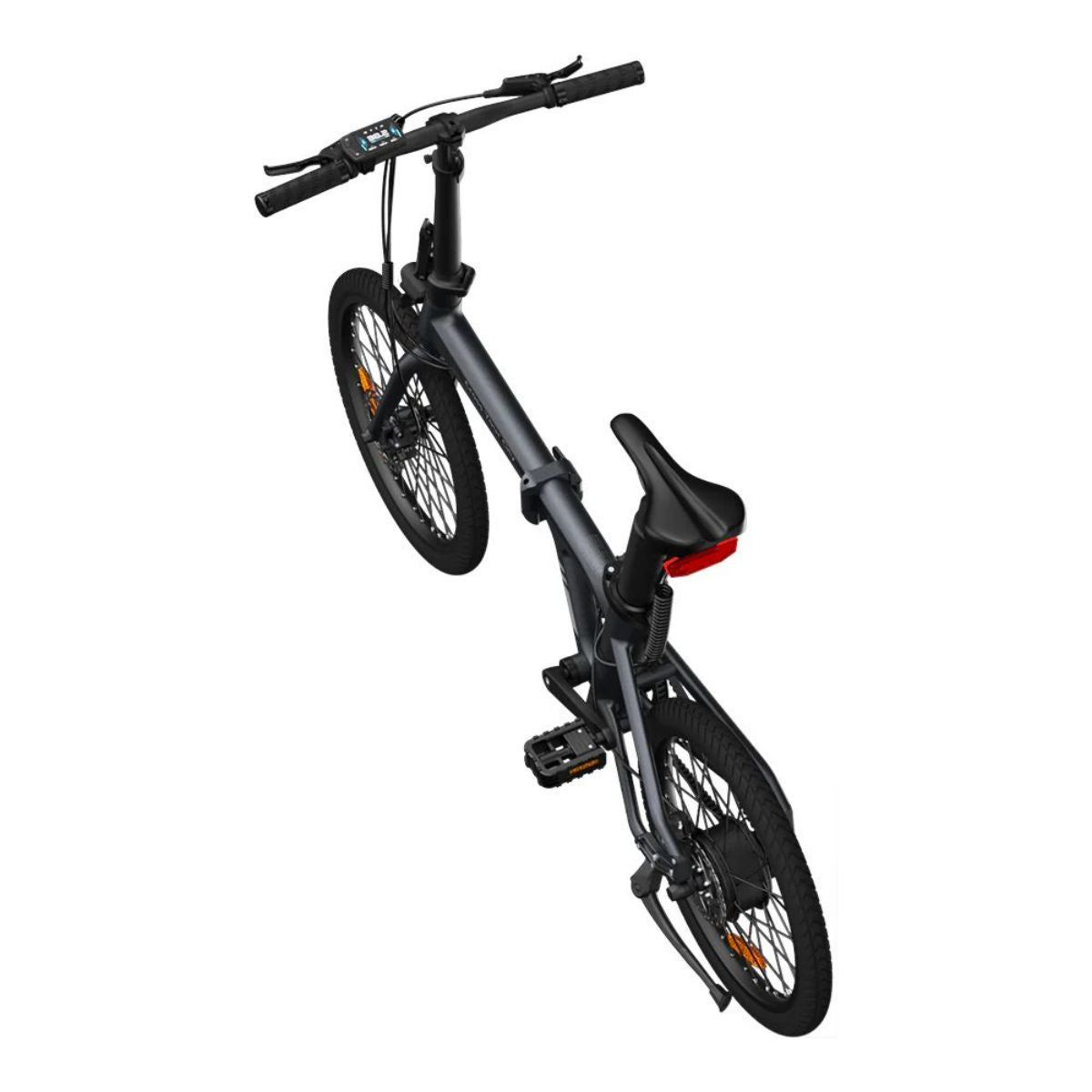 Vélo électrique pliant ADO Air 20 - Moteur 250W Batterie 36V9.6Ah Assisté Autonomie 100KM Freins à Disque Hydrauliques - Gris