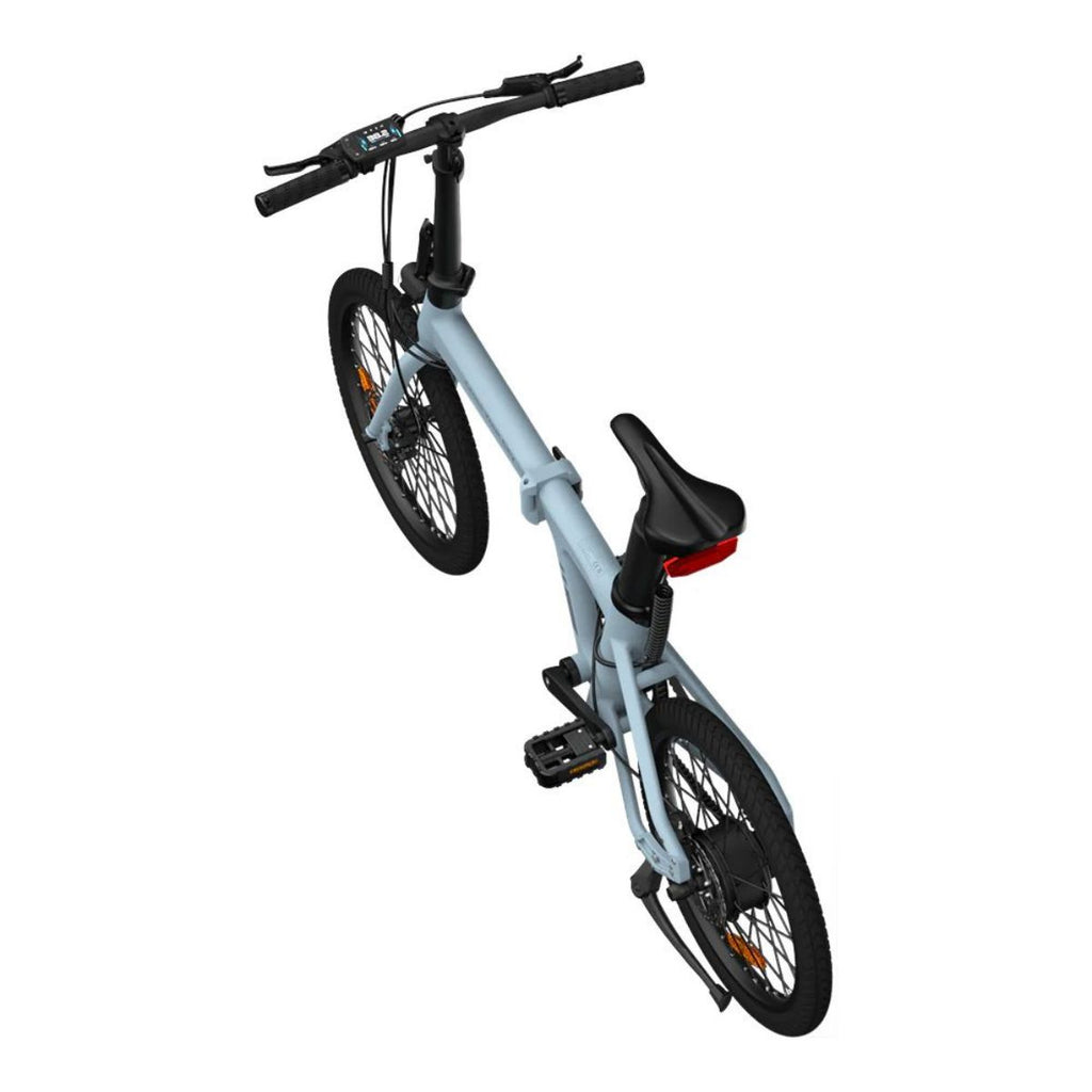 Vélo électrique pliant ADO Air 20 - Moteur 250W Batterie 36V9.6Ah Assisté Autonomie 100KM Freins à Disque Hydrauliques - Bleu
