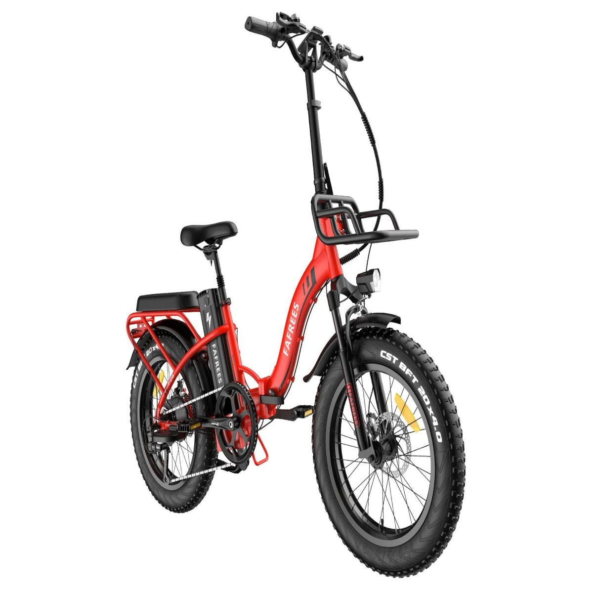 Vélo Électrique FAFREES F20 Max - 500W Batterie 864WH Autonomie 75KM Freins à Disque | Rouge