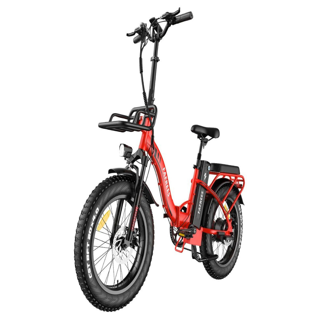 Vélo Électrique FAFREES F20 Max - 500W Batterie 864WH Autonomie 75KM Freins à Disque | Rouge