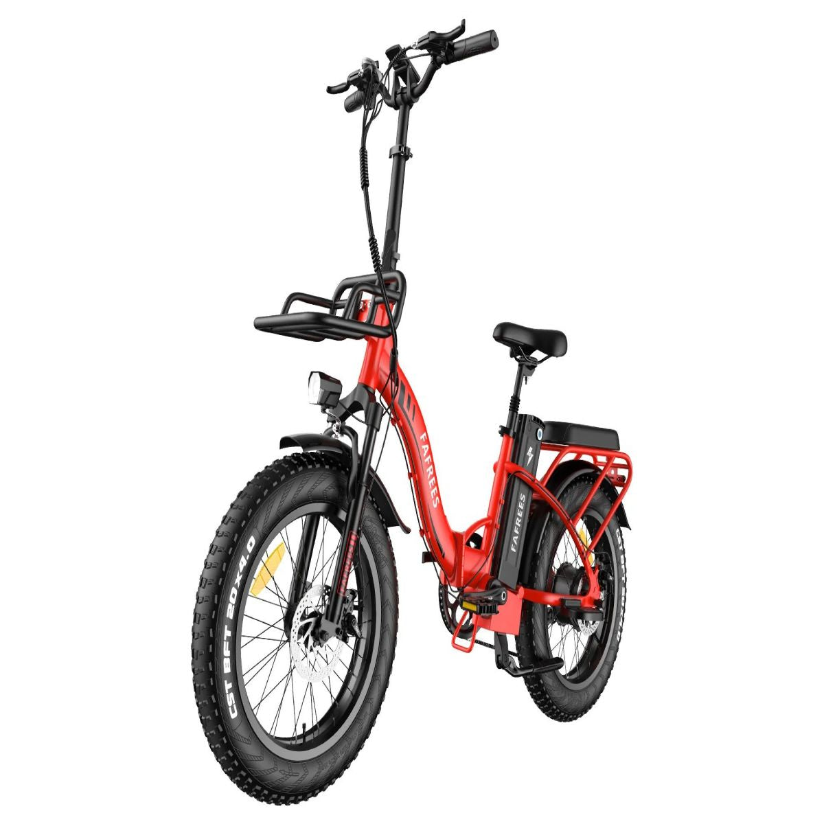 Vélo Électrique FAFREES F20 Max - 500W Batterie 864WH Autonomie 75KM Freins à Disque | Rouge