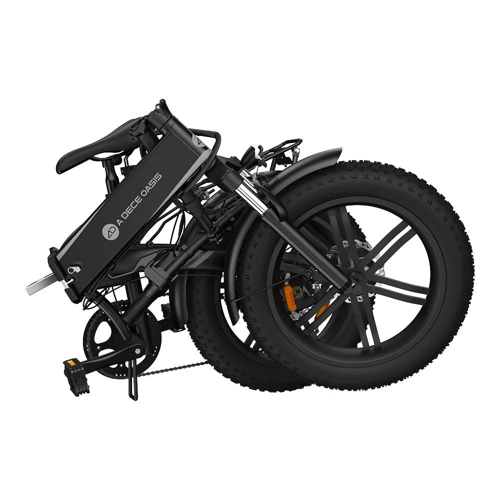 Vélo électrique pliant ADO Beast 20F - Moteur 250W Batterie 36V14.5Ah Assisté Autonomie 120KM Freins à Disque Hydrauliques - Noir