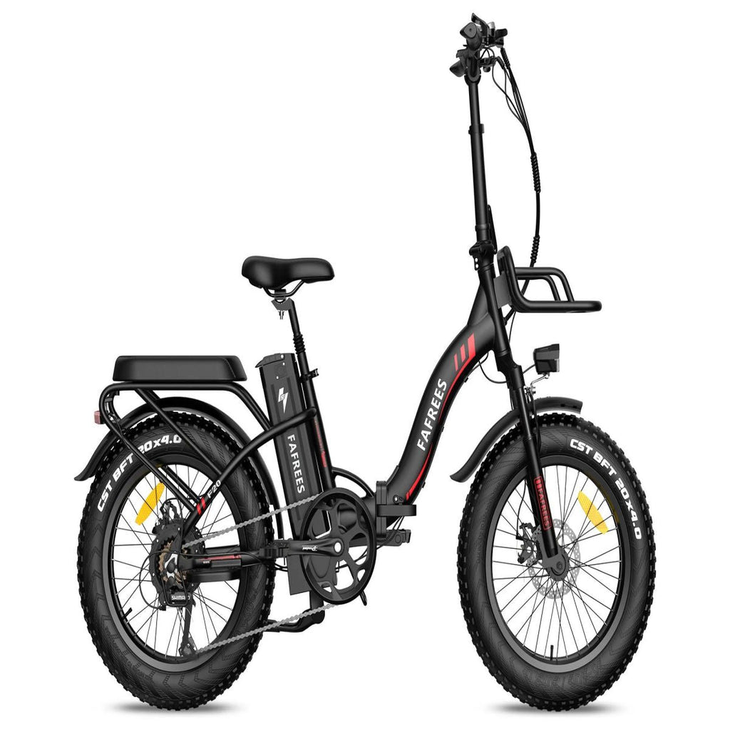 Vélo Électrique FAFREES F20 Max - 500W Batterie 864WH Autonomie 75KM Freins à Disque | Noir