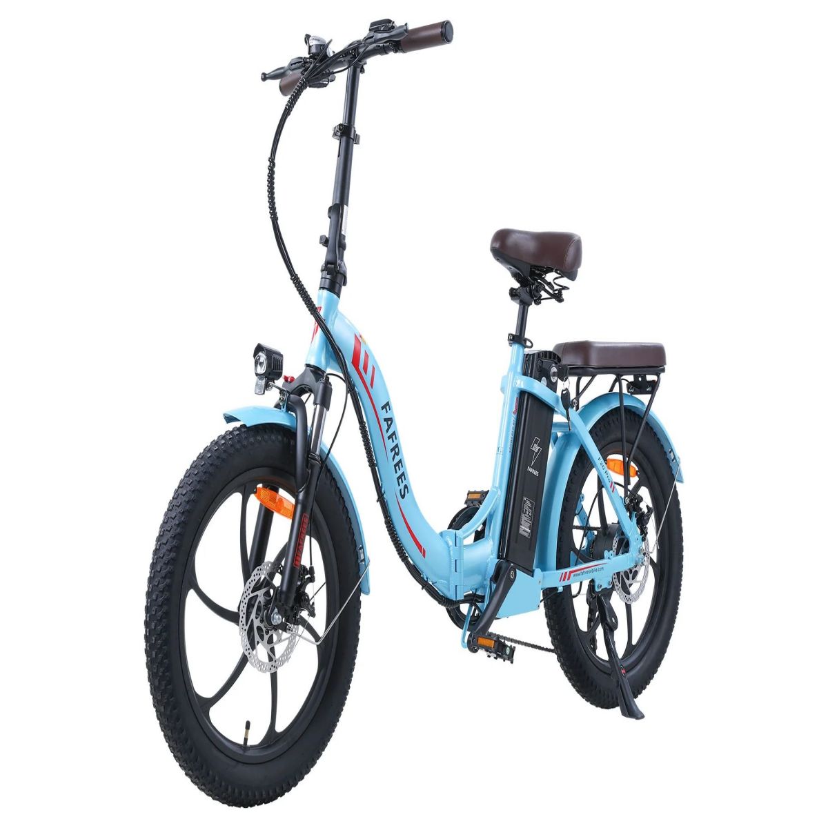 Vélo Électrique FAFREES F20 Pro | Moteur 250W Batterie 648WH Autonomie 80KM | Lac bleu