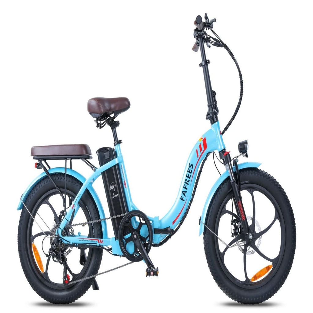 Vélo Électrique FAFREES F20 Pro | Moteur 250W Batterie 648WH Autonomie 80KM | Lac bleu